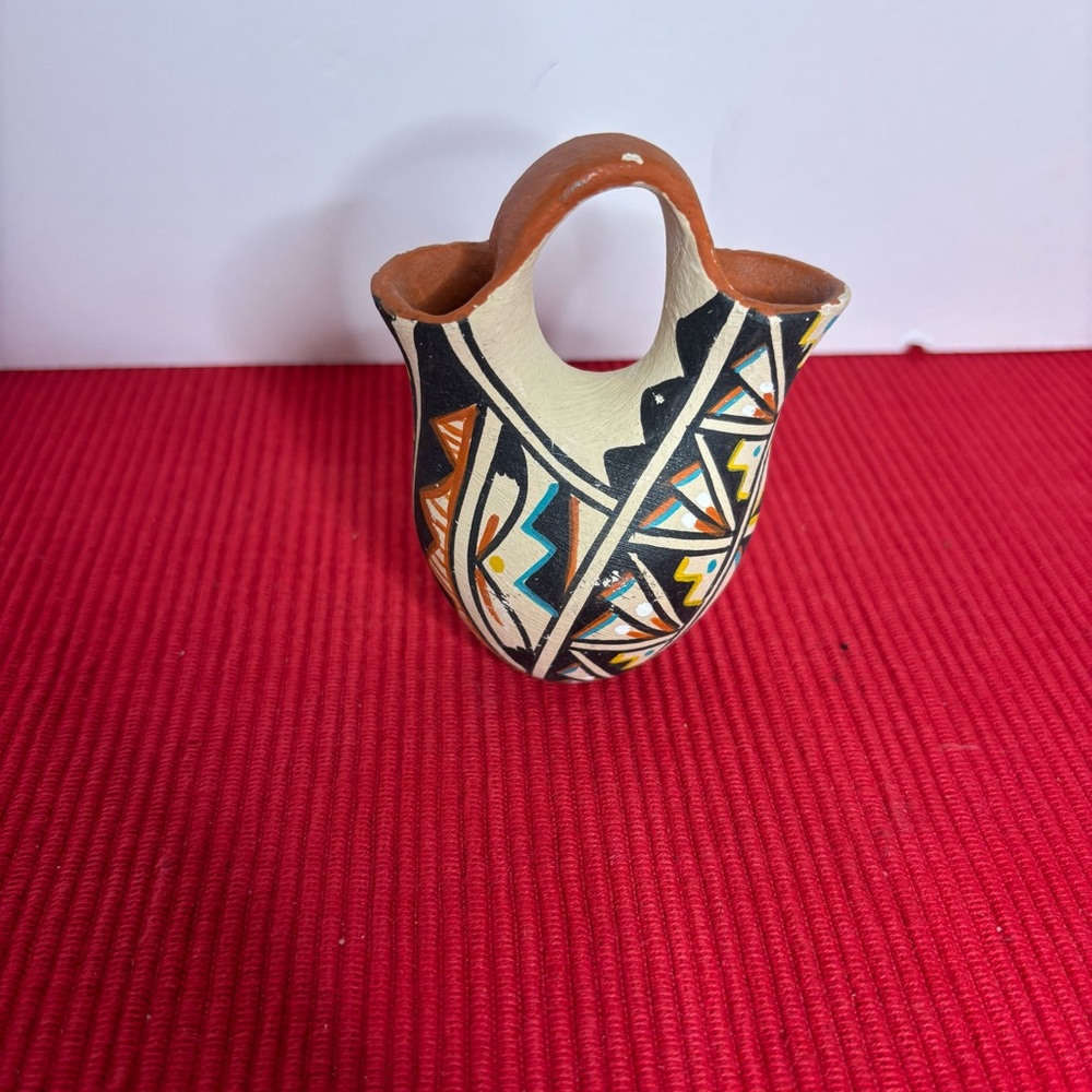 Military Jemez Wedding Vase Signed
